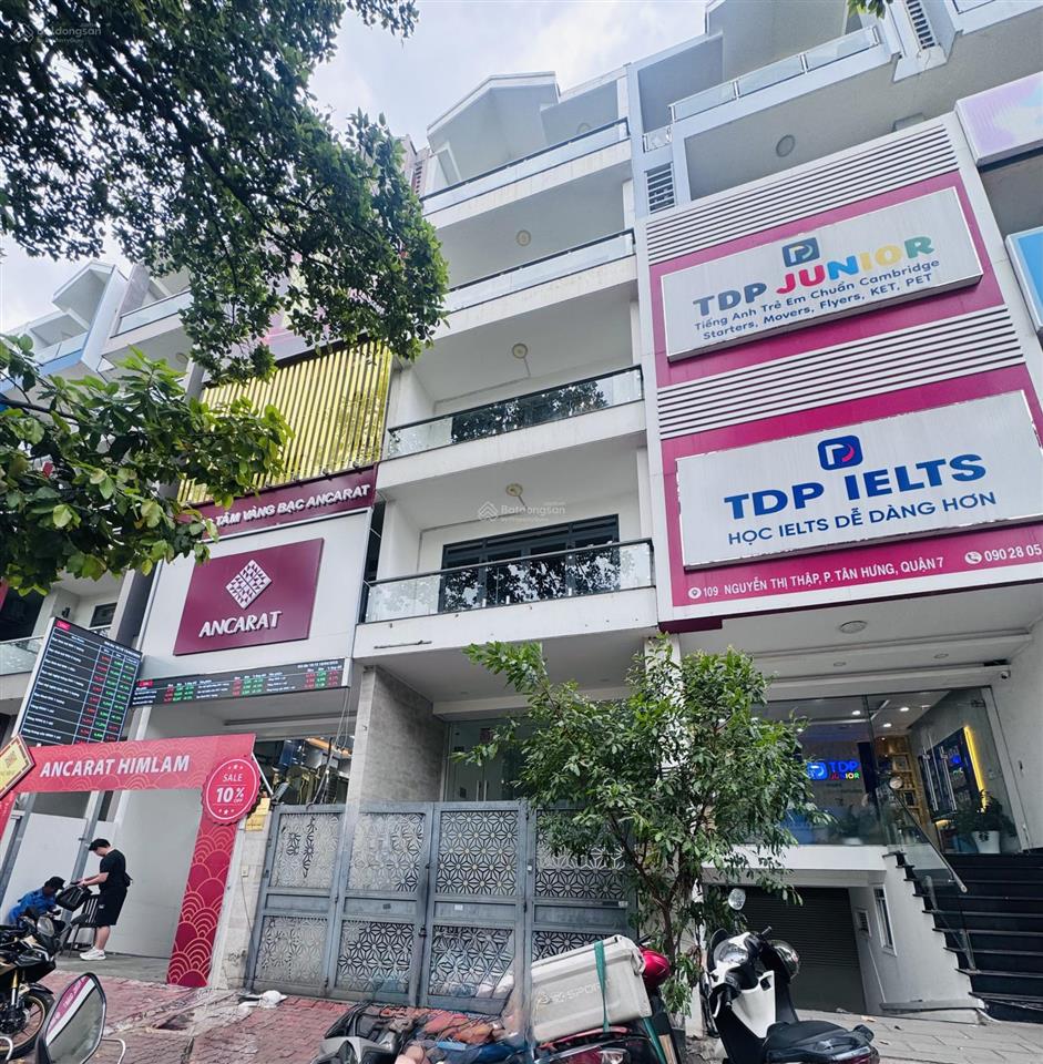 Cho thuê nhà phố mặt tiền kinh doanh kdc him lam, nguyễn thị thập, q.7  600m2, hầm, thang máy,pccc