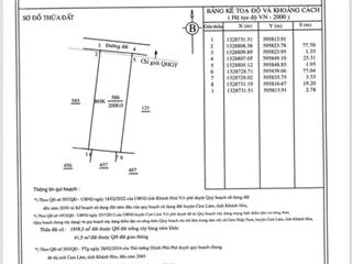 Cần bán 2000m2 đất nông nghiệp cam hiệp nam, cam lâm, khánh hòa qh đất ở, giá 10 tỷ