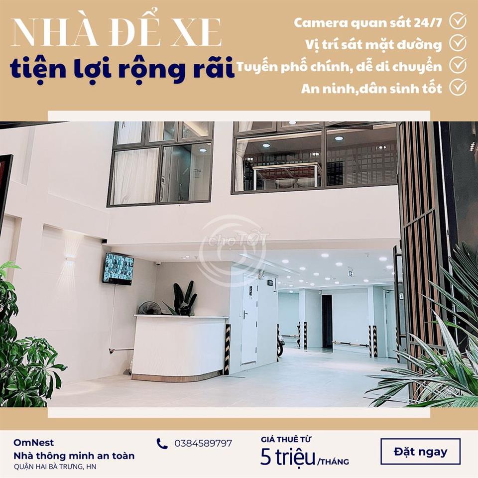 TRỐNG 01 PHÒNG CĂN HỘ CAO CẤP HOT MINH KHAI HBT - Omnest PCCC