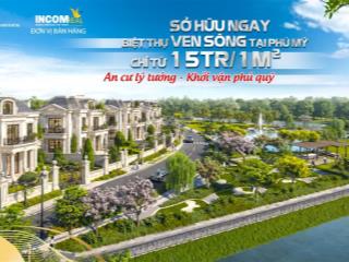 Đất nền biệt thự ven sông trung tâm quảng ngãi, chỉ 15tr/m² tại kđt hud phú mỹ.