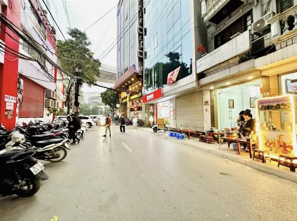 Bán nhà mặt phố ngã tư vọng 8 tầng thang máy sẵn dòng tiền 110tr/th  giá chào 43 tỷ