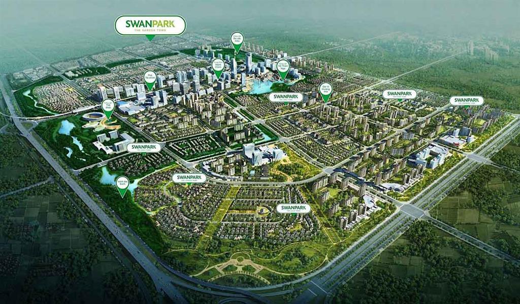 Bán nhà phố gốc đẹp tại khu đô thị swan park, 9,5 tỷ, 144,5 m2, view đẹp, 2 mặt thoáng!
