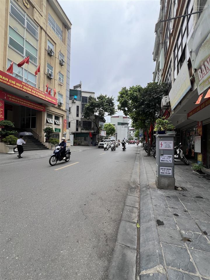 Cho thuê nhà mặt phố nguyễn an ninh 80m x 5t thang máy, lô góc  vỉa hè rộng