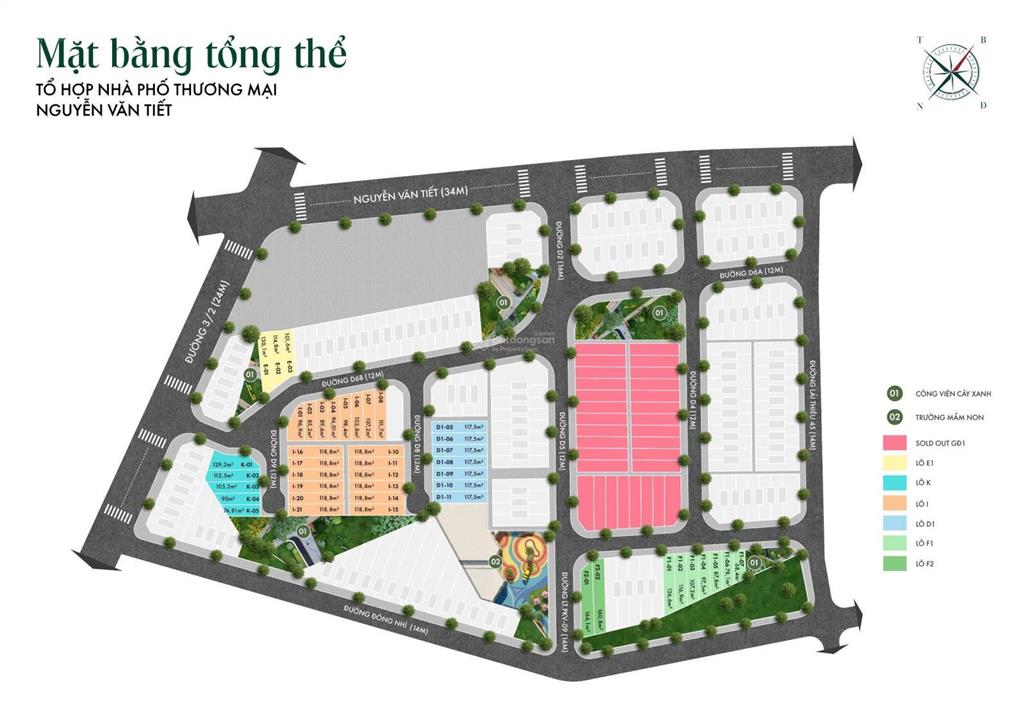 Nhà phố 117m2 4 tầng đường nguyễn văn tiết  trung tâm lái thiêu, thuận an giá chỉ 6,8 tỷ