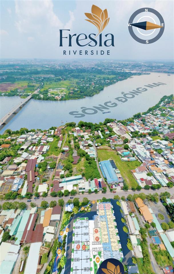 Căn hộ 2pn view sông tại biên hòa giá 2 tỷ  cạnh cù lao phố, aeon mall, vành đai 3