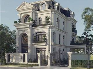 Bán bt vip đơn lập lô góc 2 thoáng  dt 380m2  4 tầng  có tầng hầm  kđt thiên đường bảo sơn