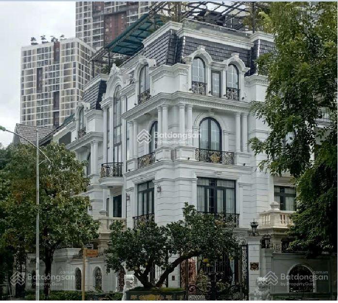 Bán bt villa an khang  dương nội  lô góc dt320m2  6 tầng  thang máy  full nội thất vip bạc tỷ