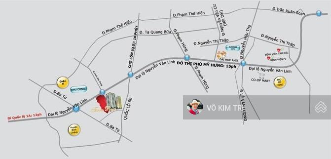 Bình chánh cc terra rose 70m tầng 5 shr 2pn giá 2,7tỷ