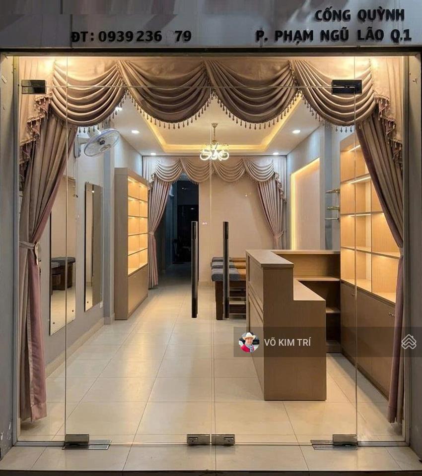 Quận 1 cc cống quỳnh tầng trệt shr kd đa ngành giá 9 tỷ