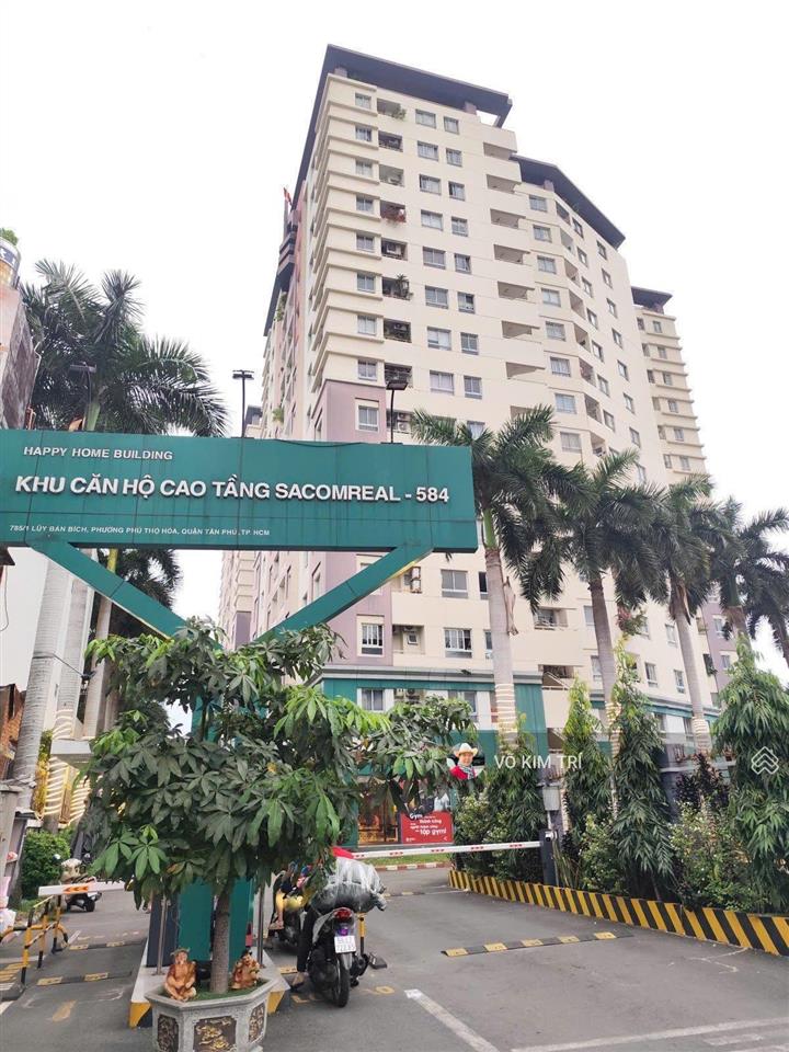 Tân phú cc sacomreal584 shr 76m2 2pn 2wc giá 3,45tỷ