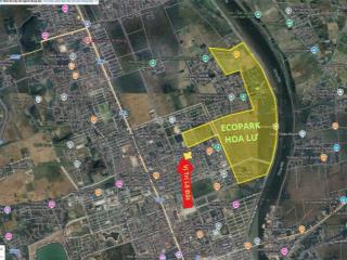 Bán đất sát vách ecopark hoa lư  hướng đông nam  giá đầu tư