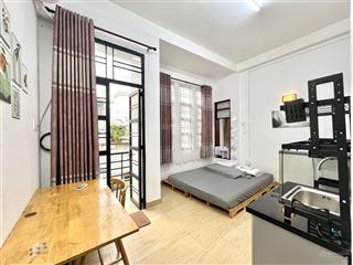 Cho thuê studio 20m2 balcon máy giặt riêng full nội thất thoáng mát ngay vòng xoay dân chủ quận 10
