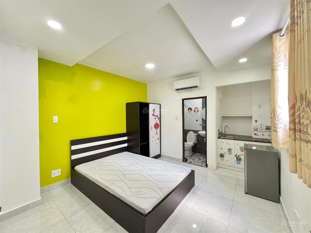 Cho thuê studio 25m2 full nt hiện đại ngay cù lao phú nhuận sát tân định q1, gần đh isb ueh q1