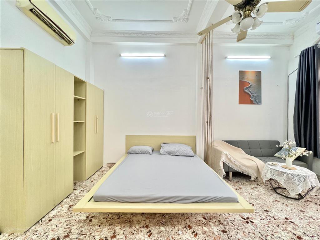 Cho thuê căn hộ studio 35m2 balcon full nt 4ng4xe ngay cao thắng gần đh kinh tế ueh, đh sgu, cđ kt