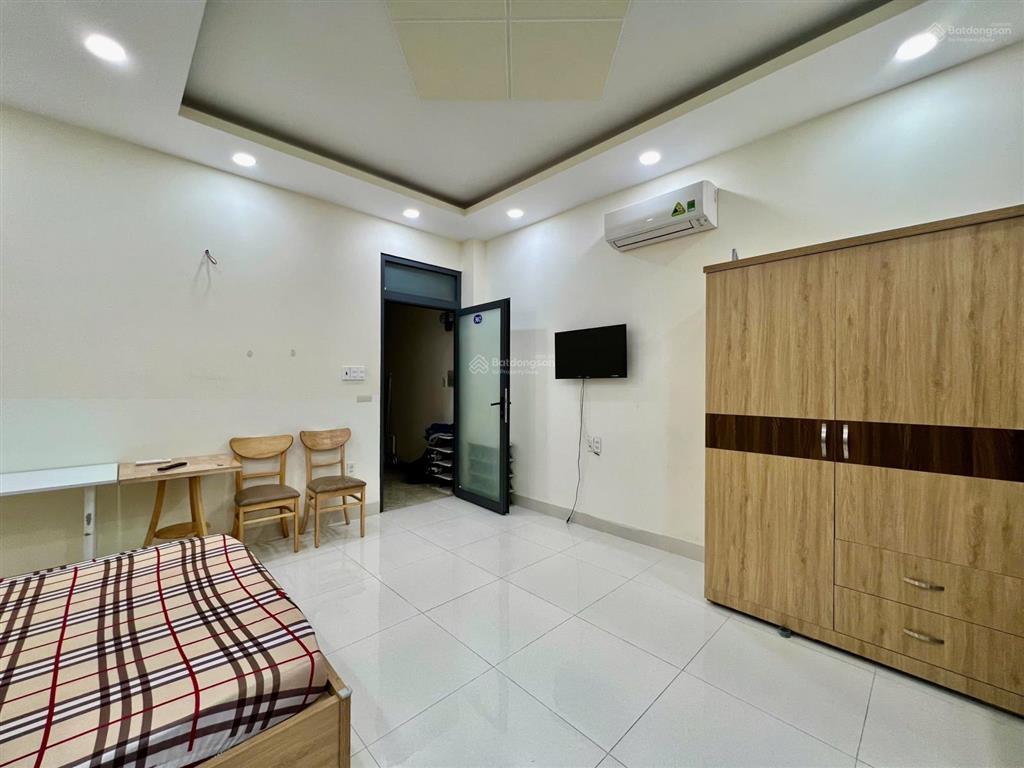 Cho thuê căn hộ studio 30m2 full nội thất máy giặt riêng ngay thành thái đh hoa sen quận 10