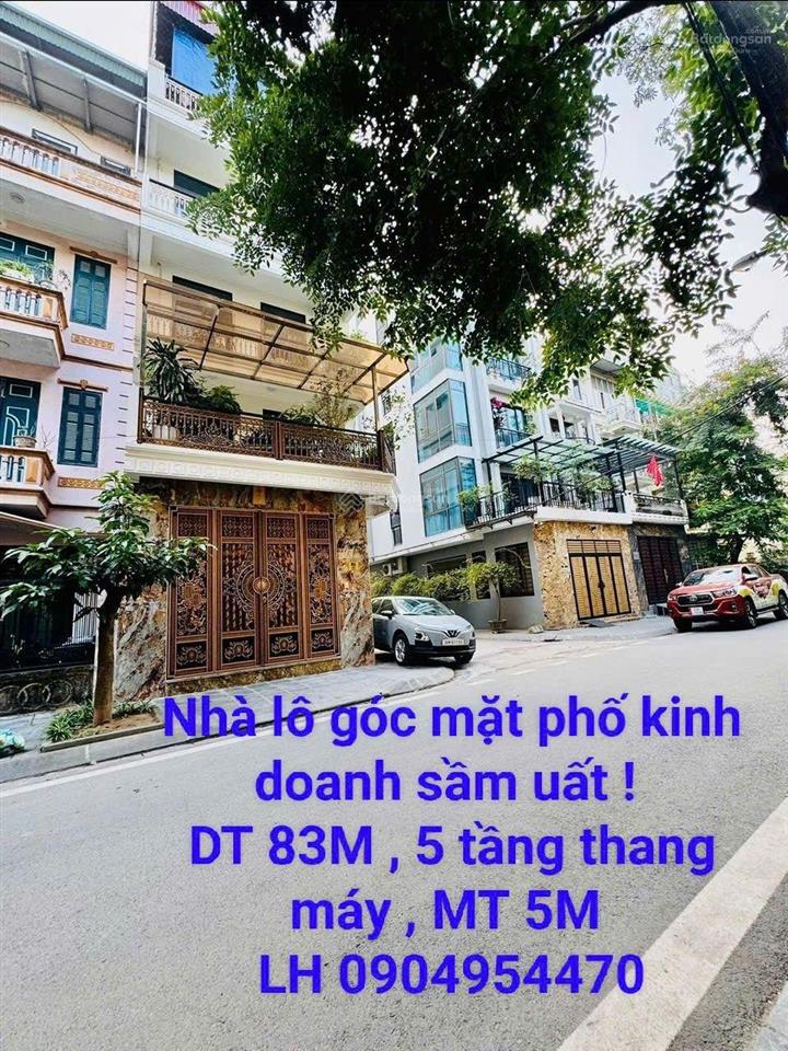 Bán nhà mặt phố trần nguyên đán , hoàng mai , dt 83m , 5 tầng , mt 5m , giá 40 tỷ