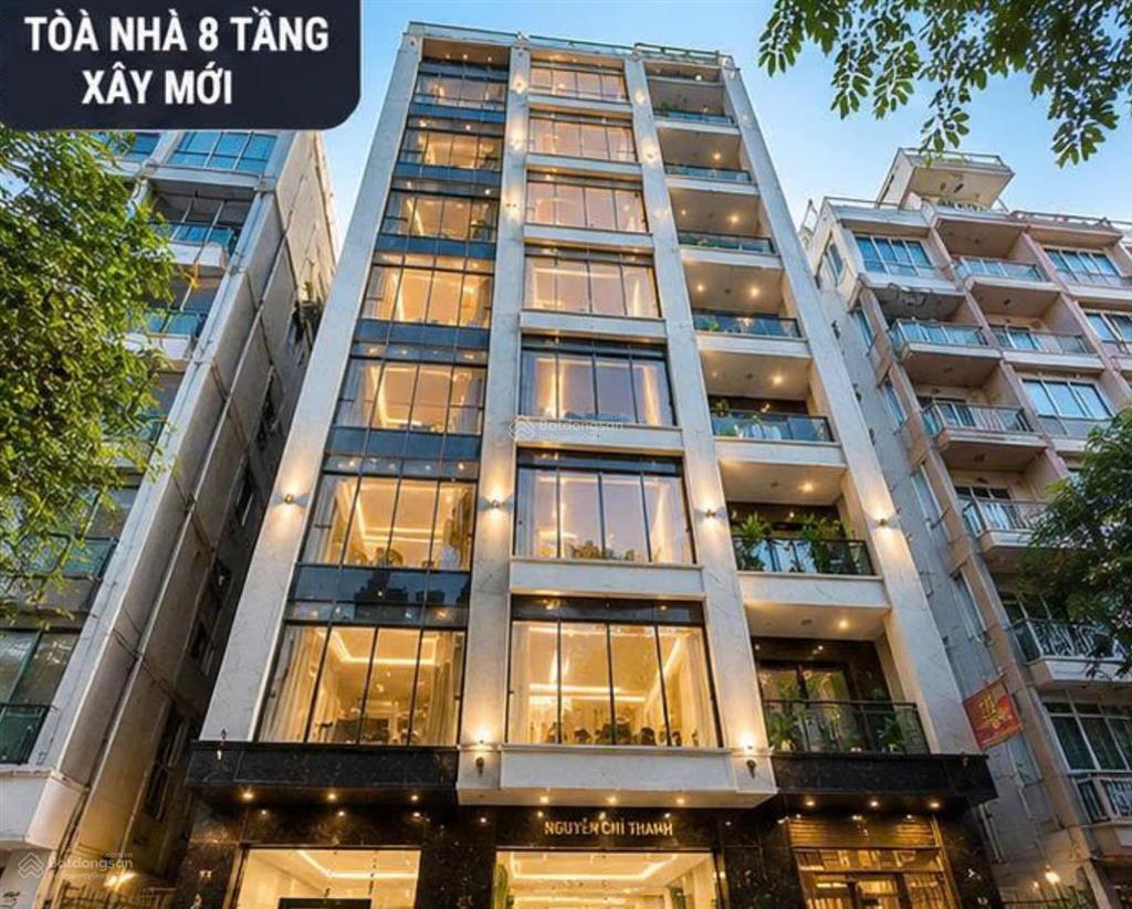 Phân lô nguyễn chí thanh  55m2 xây mới 8 tầng thang máy  ô tô tránh thông sàn kinh doanh  24 tỷ