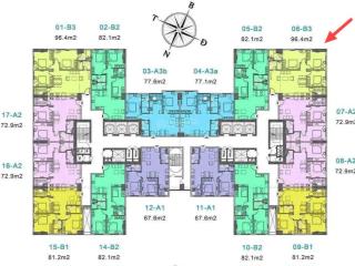 Bán cc 2pn + 2wc tại thị trấn đông anh, 58 triệu/m2, 81.2m2, hn