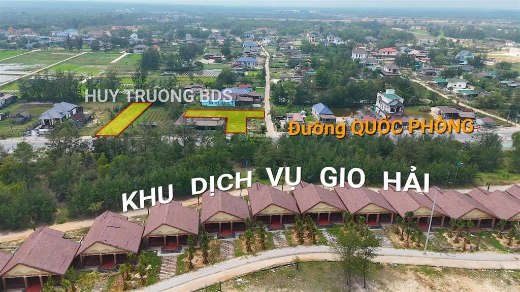 Hơn 1000m2 mặt tiền quốc phòng trung tâm khu dịch vụ biển gio hải