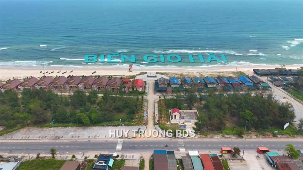 Bán đất mặt tiền đường quốc phòng biển gio hải