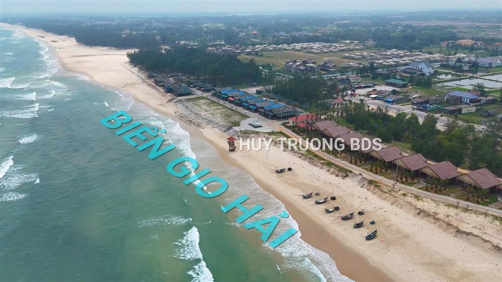 Bán đất mặt tiền đường quốc phòng biển gio hải