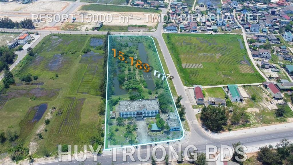 70m ngang mặt đường quốc phòng  15.189m2 full tmd biển cửa việt