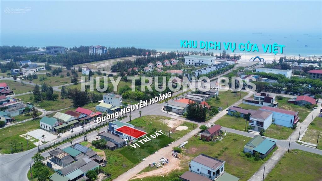 Bán đất đường nguyễn hoàng biển cửa việt nối bãi tắm quảng trị
