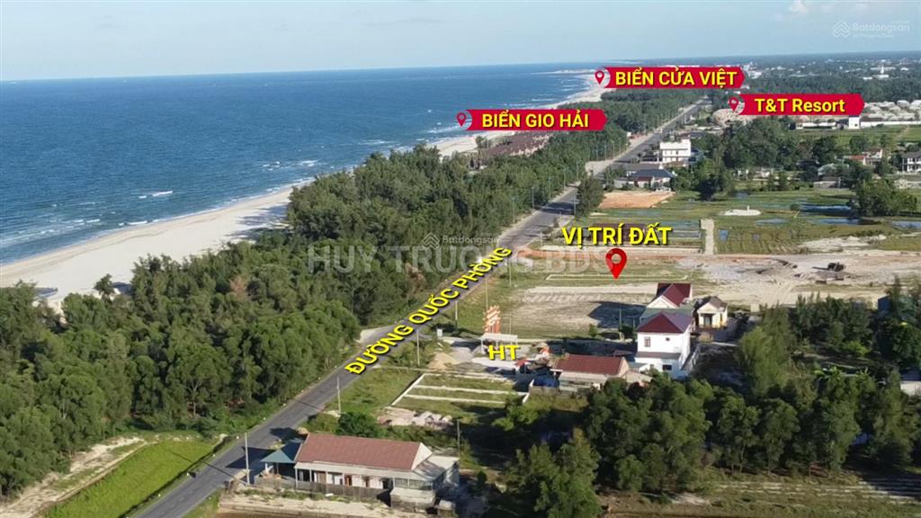 7,2m mặt tiền quốc phòng nhìn trực diện biển gio hải