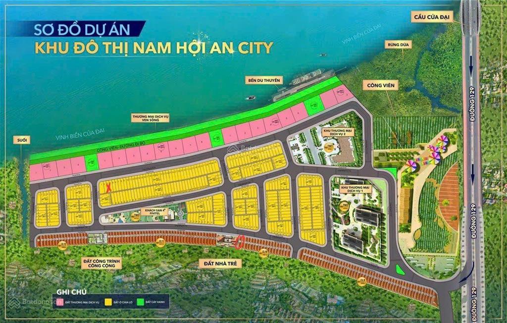Chính chủ gửi bán nhà 3 tầng thô khu đô thị nam hội an city, giá tốt