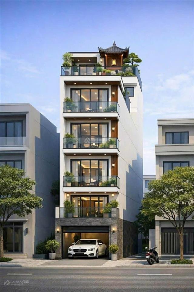 Siêu phẩm toà văn phòng mặt bờ sông sét nhà mới 7 tầng thang máy dt62m2 mt5m thiết kế thông sàn