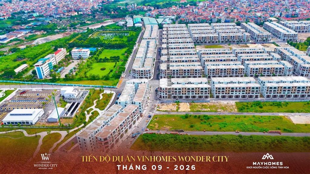 Chiết khấu tới 15%, tặng xe vinfast cho 50 suất đầu tư cuối cùng biệt thự vinhomes wonder city
