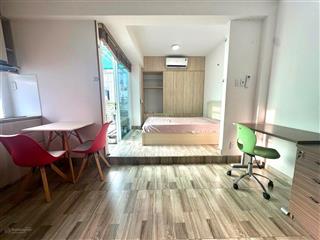 Cho thuê chung cư mini balcon  full nội thất  ngay quận 3 phường bàn cờ mới  vòng xoay dân chủ