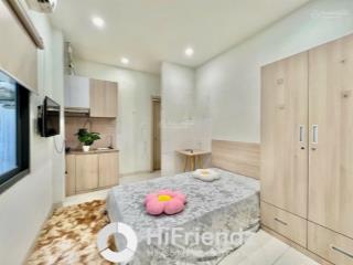 Cho thuê căn hộ studio 27m2 full nội thất  cửa sổ lớn  đối diện nhà hát hoà bình