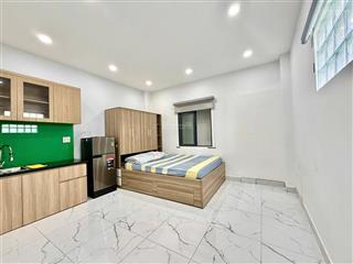 Cho thuê căn hộ studio 30m2 full nội thất  thang máy  ngay cv lê thị riêng