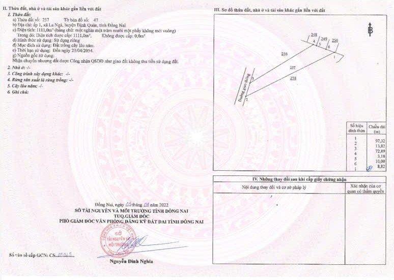 Cắt lỗ 50% đang ngộp bank thửa đất nhà vườn hồ trị an có vườn trái gần sông la ngà mát mẻ quanh năm