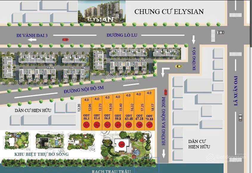 Cần chuyển nhượng lô đất giá f0 tại đường số 6lò lu đối diện chung cư của gamuda land