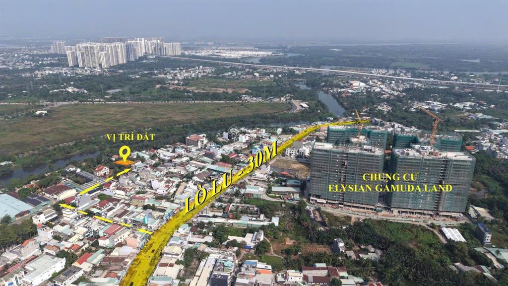 Cần chuyển nhượng lô đất giá f0 tại đường số 6lò lu đối diện chung cư của gamuda land