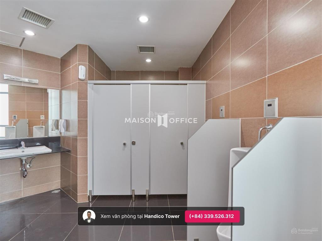 Văn phòng hạng a full đồ tại tòa handico phạm hùng, vp sẵn nội thất