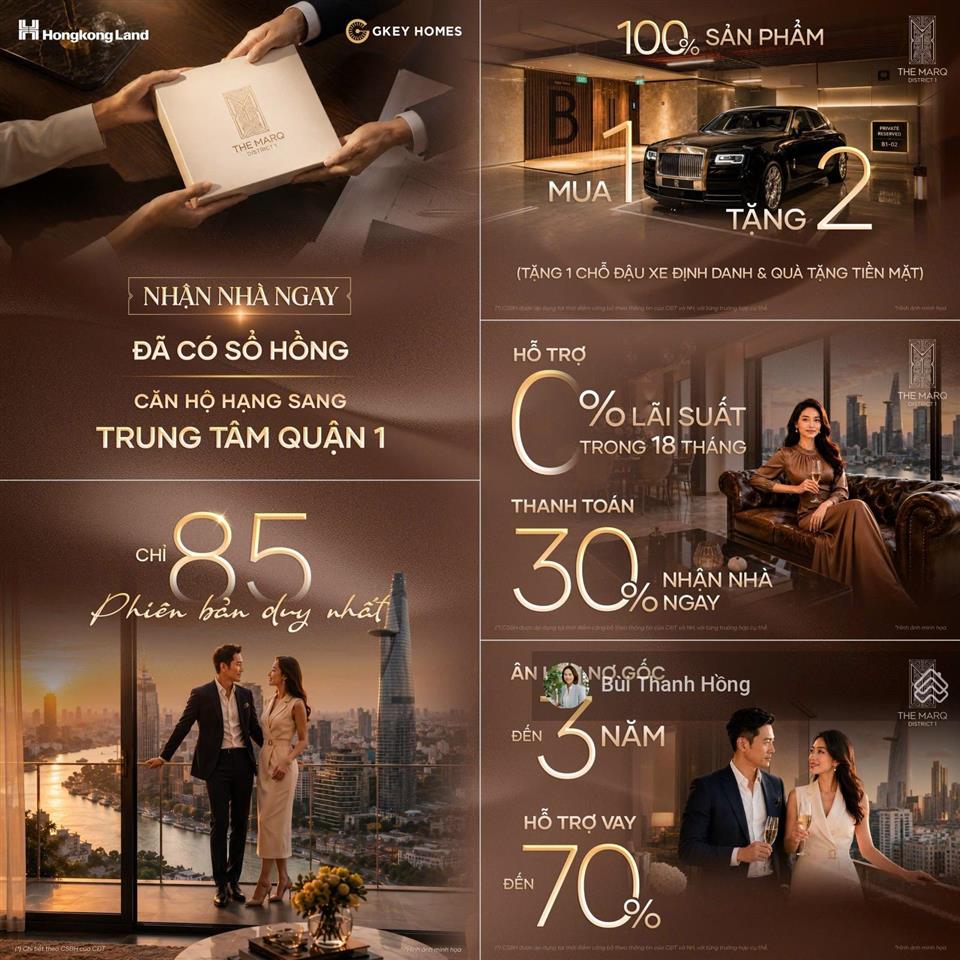 The marq quận 1, cơ hội sở hữu căn hộ hạng sang ngay trung tâm quận 1