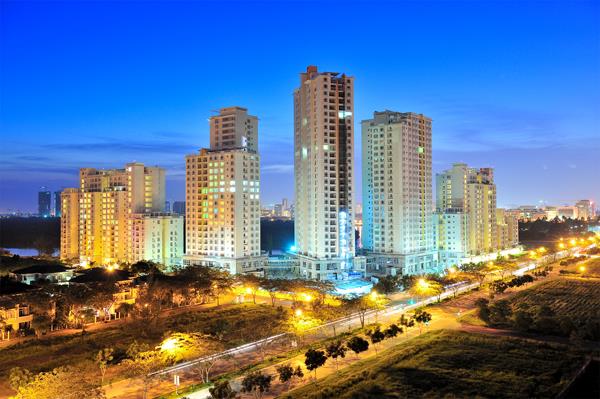 Cho thuê căn hộ riverside residence phù hợp gia đình 2pn có view sông đẹp chỉ 28tr/tháng