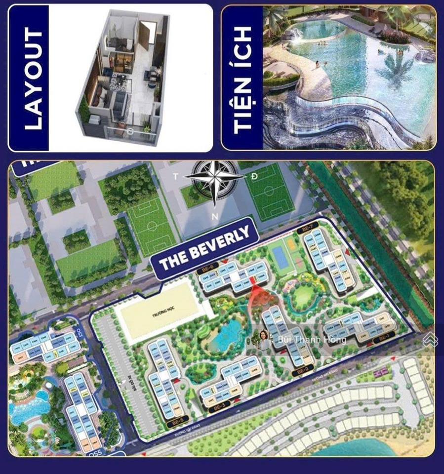 Bán căn hộ studio the beverly view công viên resort