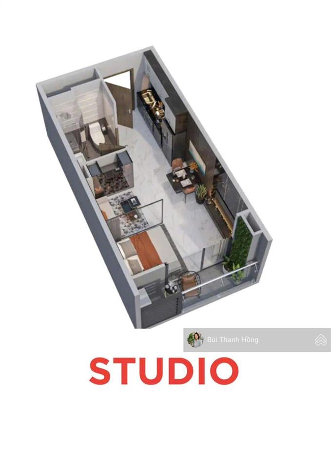 Bán căn hộ studio the beverly view công viên resort