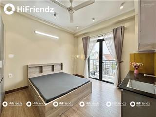 Cho thuê phòng ban công full nội thất gần emart 2 phan huy ích