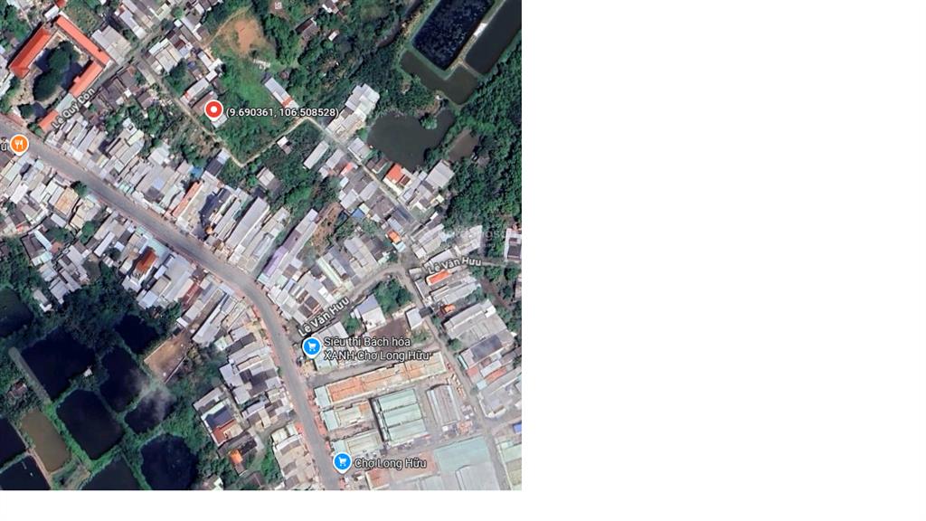 Bán đất thổ cư chính chủ 500 m2  gần chợ phường 2  tx duyên hải, trà vinh