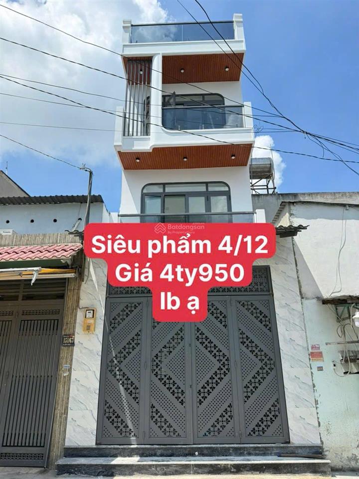 Bán nhà riêng tại liên khu 4  5, bình hưng hòa b, bình tân, 4,95 tỷ, 48m2