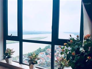 Cho thuê căn 2 ngủ view sông hồng 80m2 full đồ chung cư mipec riverside giá 14 triệu  0976 879 ***