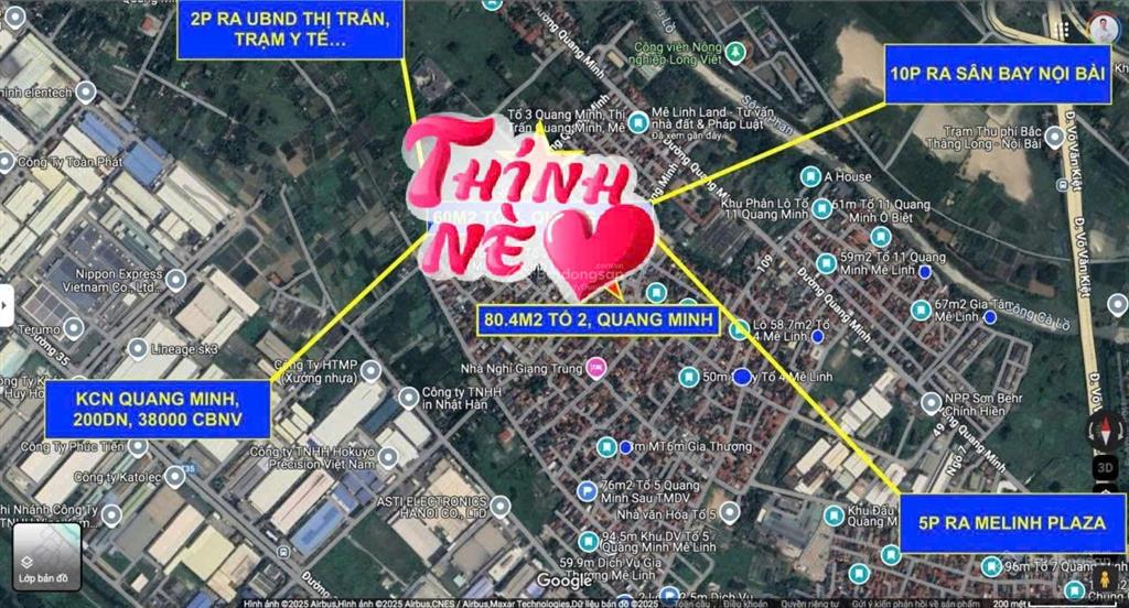 62m2, lô góc, không quy hoạch  tổ 11, thôn gia tân, xã quang minh, h. nội