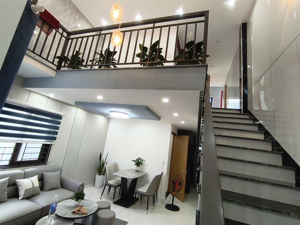 #  Trưng Nữ Vương, Sân Cực Rộng, 3 mặt thoáng, 48.9m2, 2 tầng mới, 3PN, Full Nội Thất,