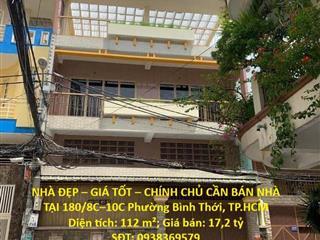 NHÀ ĐẸP – GIÁ TỐT – CHÍNH CHỦ CẦN BÁN NHÀ TẠI Lạc Long Quân, P.10, Q.11, TP.HCM