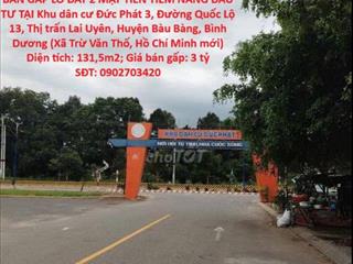 ĐẤT ĐẸP- GIÁ TỐT CHÍNH CHỦ BÁN GẤP LÔ ĐẤT 2 MẶT TIỀN TIỀM NĂNG ĐẦU TƯ TẠI  Bàu Bàng, Bình